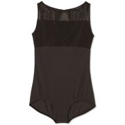 ストレッチレースレオタード STRETCH LACE LEOTARD DA123100 ブラック(K) Mサイズ [フィットネス バレエ レオタード]