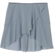 ストレッチチュールラップスカート STRETCH TULLE WRAP SKIRT DA623150 クラウドブルー(UD) Lサイズ [フィットネス バレエ スカート]