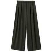 サップルスキンワイドパンツ SUPPLE SKIN WIDE PANTS DC623101 ブラック(K) Lサイズ [フィットネス ヨガ パンツ レディース]
