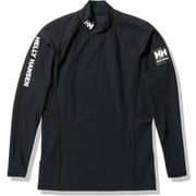 ロングスリーブチームラッシュガード L/S Team Rashguard HH82304 ブラック(K) Mサイズ [マリンスポーツ ラッシュガード メンズ]