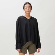 ステイフィットエコフーディー SF Eco Hoodie SFW92335 K Mサイズ [水陸両用 フィットネス ヨガ シャツ レディース]