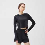 ステイフィットエコロングスリーブユーブイショートトップ SF Eco L/S UV Short Top SFW72335 ブラック(K) Mサイズ [水陸両用 カットソー レディース]