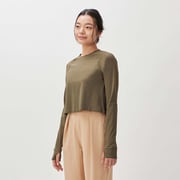ステイフィットエコロングスリーブユーブイショートトップ SF Eco L/S UV Short Top SFW72335 スモークカーキ(SK) Sサイズ [水陸両用 カットソー レディース]