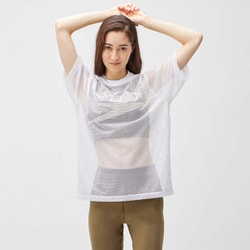 マイコンフィメッシュティー MC Mesh T SAW32320 ホワイト(W) [フィットネス ヨガ シャツ レディース]