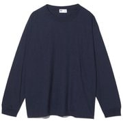 MXPスタンダードロングスリーブクルー ユニセックス カットソー ネイビー（N） Mサイズ KSU33140