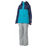 LADIES SUIT ONS84531-1 V.BLUE×GRAY(635004) Sサイズ [スキーウェア 上下セット レディース]