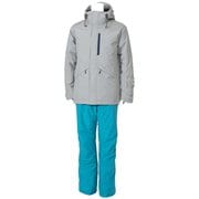 MENS SUIT ONS94522-1 GRAY×V.BLUE(004635) Lサイズ [スキーウェア 上下セット メンズ]