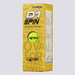 D1 SPIN 2ピース イエロー 2023年モデル [ゴルフボール 1スリーブ 3球入]