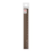 アルミ 定規 15cm 茶 42288006