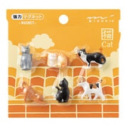 ミニマグネット 6個入 猫柄 B 49886006