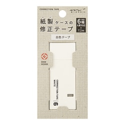 紙製修正テープ 6mm 白 35499006