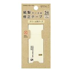 紙製修正テープ 5mm クリーム 35500006