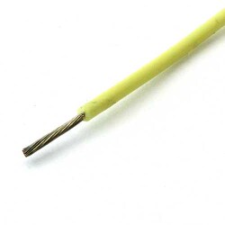 FEP0.5SQYL-10 [フッ素樹脂電線 0.5SQ 黄 10m]