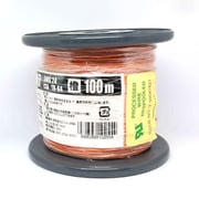 UL1007AWG24ダイダイ L-100 [耐熱絶縁ビニル電線 100m巻 橙]