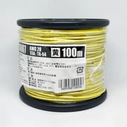 UL1007AWG20キ L-100 [耐熱絶縁ビニル電線 100m巻 黄]