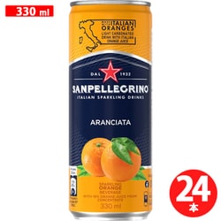 SANPELLEGRINO（サンペレグリノ）イタリアン スパークリングドリンク アランチャータ（オレンジ） 330ml×24本