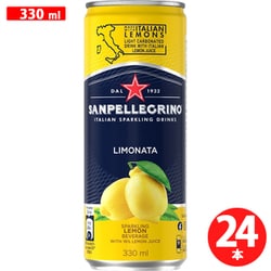 SANPELLEGRINO（サンペレグリノ）イタリアンスパークリングドリンク リモナータ （レモン） 330ml ×24本