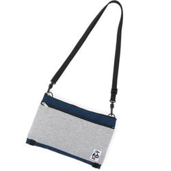 ツーネックドショルダースウェットナイロン サコッシュ H-Gray/Basic Navy（G019） CH60-3610