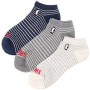 3P ブービー ボーダー アンクルソックス 3P Booby Border Ankle Socks CH06-1114 Mサイズ(25-27cm) [アウトドア ソックス ユニセックス]