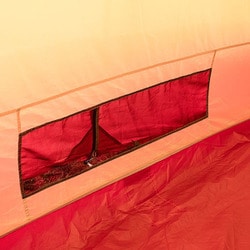 コンテンツも満載 (CHUMS)チャムス Booby Square Tent 4 (Beige/Red