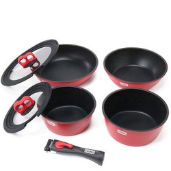 チャムスクックウェアセット CHUMS Cookware Set CH62-1917 [アウトドア 調理器具 フライパン&鍋セット]