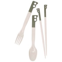 キャンパーカトラリーセット Camper Cutlery Set CH62-1734 Olive/Gray [アウトドア カトラリーセット]