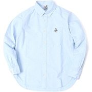 チャムスオックスロングスリーブシャツ CHUMS OX L/S Shirt CH02-1181 A061 Blue Booby XLサイズ [アウトドア シャツ メンズ]