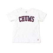 キッズ チャムス カレッジ Tシャツ Kid's CHUMS College T-Shirt CH21-1264 W001 White Lサイズ [アウトドア トップス キッズ]