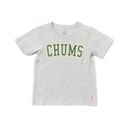 キッズ チャムス カレッジ Tシャツ Kid's CHUMS College T-Shirt CH21-1264 G005 H/Gray Lサイズ [アウトドア トップス キッズ]