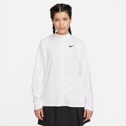 DX1490 100 S [ゴルフウェア レディース ナイキ Dri-FIT UV アドバンテージ ウィメンズ フルジップ ゴルフトップ Sサイズ ホワイト/ブラック]