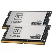 T-CREATE CLASSIC DDR4 SODIMM 64GB (32GBx2) DDR4-3200 (PC4-25600) CL22/1.2V JEDEC準拠 Black TTCCD464G3200HC22DC-S01