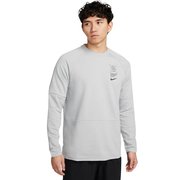 Dri-FIT グラフィック L/S クルー DV9828 077 ライトスモークグレー/ブラック Lサイズ [トレーニングウェア 長袖シャツ メンズ]