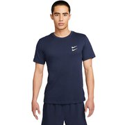 Dri-FIT グラフィック EHBR S/S Tシャツ FD1706 451 オブシディアン/ホワイト Mサイズ [トレーニングウェア半袖シャツ メンズ]