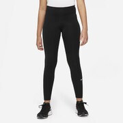 YTH ガールズ Dri-FIT ワン レギンス DQ8836 010 ブラック/ホワイト 140サイズ [アウトドア レギンス キッズ]