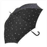 長傘 晴雨兼用 ピーチドロップシャドースター耐風ジャンプ65 65cm ジャンプ式 超はっ水 耐風 UVカット加工 ブラック 5163BK