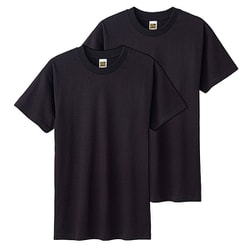 G.T.HAWKINS クルーネックTシャツ 2枚組 メンズ LL ブラック HK10132