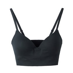 KIREILABO Fitte（キレイラボ フィッテ） ノンワイヤーブラジャー レディース L ブラック KB3055N