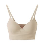 KIREILABO Fitte(キレイラボ フィッテ) ノンワイヤーブラジャー レディース M ホワイトベージュ KB3055N