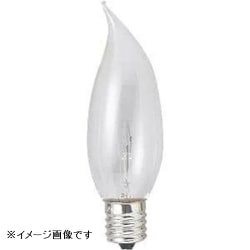 曲がりシャンデリア E17 クリア 10W C32E17110V10WCマガリ