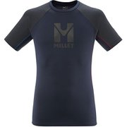 トリロジー デルタ オリ ショートスリーブ TRILOGY DELTA ORI SS M MIV9850 SAPHIR/NOIR 9036 Mサイズ(日本：Lサイズ) [アウトドア カットソー メンズ]