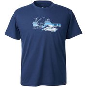 ドライブ & クライム Tシャツ ショートスリーブ DRIVE & CLIMB TS SS M MIV02007 NAVY 0194 Lサイズ(日本：XLサイズ) [アウトドア カットソー メンズ]