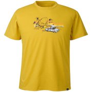 ドライブ & クライム Tシャツ ショートスリーブ DRIVE & CLIMB TS SS M MIV02007 MUSTARD 5190 Sサイズ(日本：Mサイズ) [アウトドア カットソー メンズ]