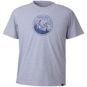 サークル マウンテン Tシャツ ショートスリーブ CIRCLE MOUNTAIN TS SS M MIV02008 HEATHER GREY 4809 Sサイズ(日本：Mサイズ) [アウトドア カットソー メンズ]