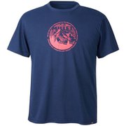 サークル マウンテン Tシャツ ショートスリーブ CIRCLE MOUNTAIN TS SS M MIV02008 NAVY 0194 Mサイズ(日本：Lサイズ) [アウトドア カットソー メンズ]