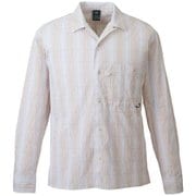 ワシ+ チェック クイックドライ シャツ ロングスリーブ WASHI+ CHECK QD SHIRT LS M MIV02010 LIGHT SAND 7098 XLサイズ(日本：XXLサイズ) [アウトドア シャツ メンズ]