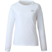 M ロゴ ASA II Tシャツ ロング スリーブ M LOGO ASA II TS LS W MIV01871 OPT WHITE 3053 Mサイズ(日本：Lサイズ) [アウトドア カットソー レディース]