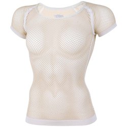 ドライナミック メッシュ ショートスリーブ LD DRYNAMIC MESH SS MIV01708 LIGHT SAND 7098 Sサイズ [アウトドア アンダーウェア レディース]