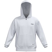 621-3142101-030-M [ゴルフジャケット メンズ ストレッチハニカムメッシュ フルジップフーディージャケット Mサイズ ホワイト]