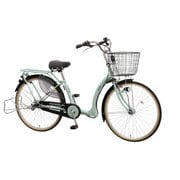 シティサイクル ふらっかーずキュート 26インチ 内装3段変速 ミントグレー FRQ263Z