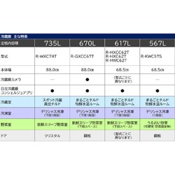 ヨドバシ.com - 日立 HITACHI 冷蔵庫 WXCタイプ(735L・幅88cm ヨドバシ.com - 日立 HITACHI 冷蔵庫 WXCタイプ(735L・幅88cm